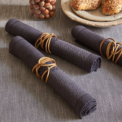 Serviette de table en Coton/Lin, SLOW LIFE LE JACQUARD FRANCAIS