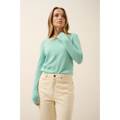 Pull Col Rond Jade Vivian JUST CASHMERE