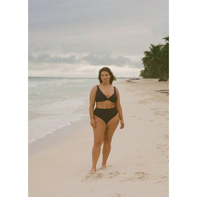 Culotte bikini taille haute drapée MANGO