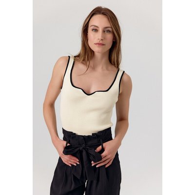 Débardeur finement tricoté pour look féminin PRISCILLA ARTLOVE