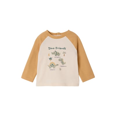 T-shirt manches longues avec imprimé placé devant VERTBAUDET