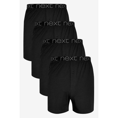 Caleçons coupe ample en pur coton, lot de 4 NEXT