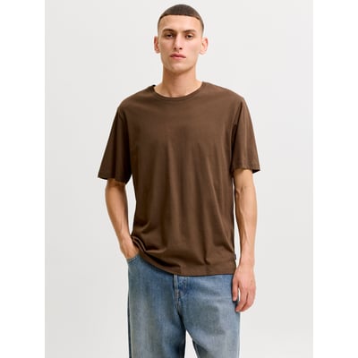 T-shirt col rond en coton bio JACK & JONES