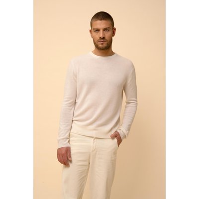 Pull Col Rond Ivoire Howard JUST CASHMERE