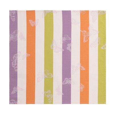 Serviette de table en Coton, BAL DES PAPILLONS LE JACQUARD FRANCAIS