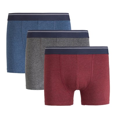 Set of 3 boxer shorts, cotton LA REDOUTE COLLECTIONS