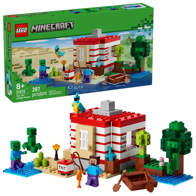 Minecraft La maison en TNT de la jungle LEGO