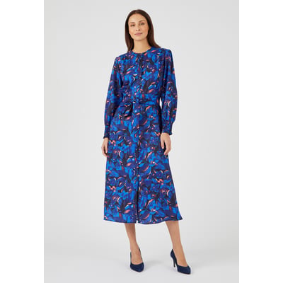Robe-chemise fantaisie smockée DAMART