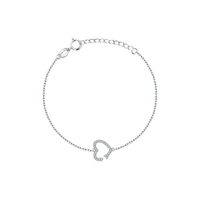 Bracelet en argent 925 et oxyde de zirconium CLEOR