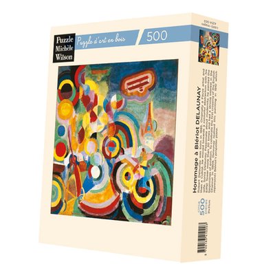 Hommage à Blériot de Delaunay PUZZLE MICHELE WILSON