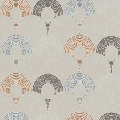 Papier peint imprimé style Pop pailleté HOME MAISON