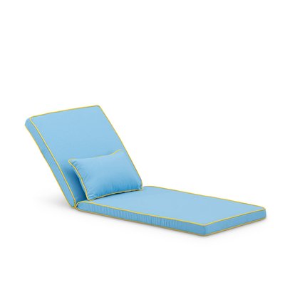 Coussin chaise longue, uni/liseré, Sanda DEFORA HOME
