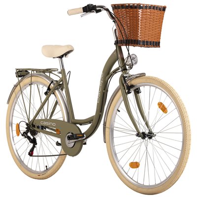 Vélo femme DaCapo 28'' Casino 6 vitesses RH 48 cm avec panier KS
