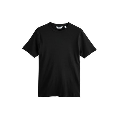 T-shirt ras du cou côtelé à manches courtes NEXT