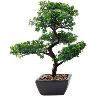 Bonsaï artificiel en pot 37 cm modèle aléatoire JARDINDECO