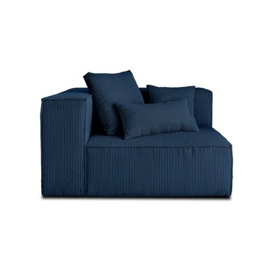 Module d'assise gauche en Velours côtelé - COLOMBINE LISA DESIGN