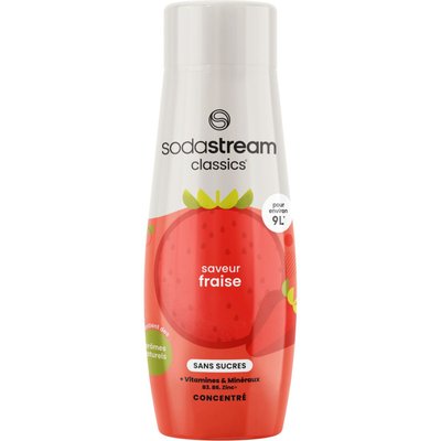 Concentré saveur FRAISE sans sucres 440 ml SODASTREAM