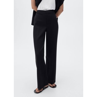 Pantalon droit taille élastique MANGO