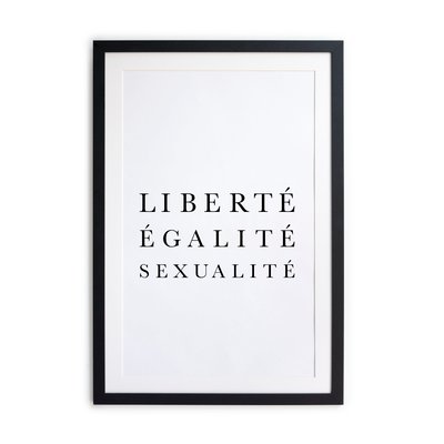 Tableau avec cadre Liberté REALLY NICE THINGS