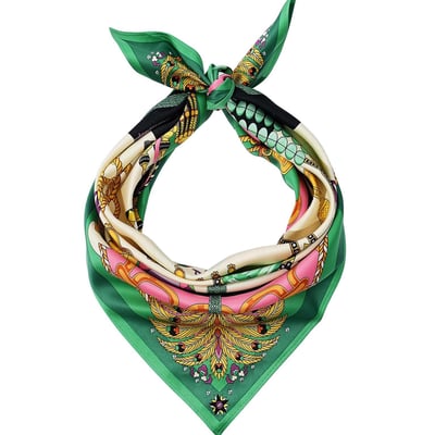 Mini Foulard à motifs DIAMONDS WILD