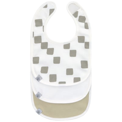Lot de 3 bavoirs naissance LASSIG
