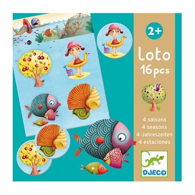 Jeu éducatif Loto 4 saisons DJECO