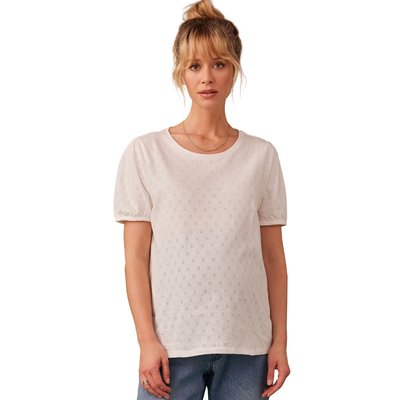 Tee-shirt de grossesse décolleté dos maille désaiguillée ENVIE DE FRAISE