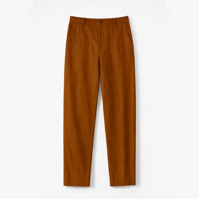 Pantalon droit 7/8 en lin PABLO BENSIMON