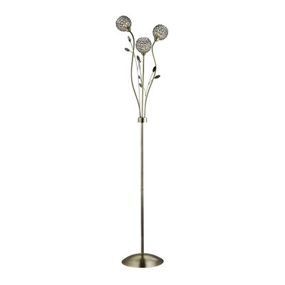 Lampadaire BELLIS II 3x33W G9 Laiton Antique BOUTICA-DESIGN