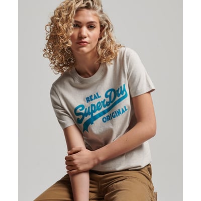 T-shirt Vintage Logo Scripted en Coton Bio SUPERDRY