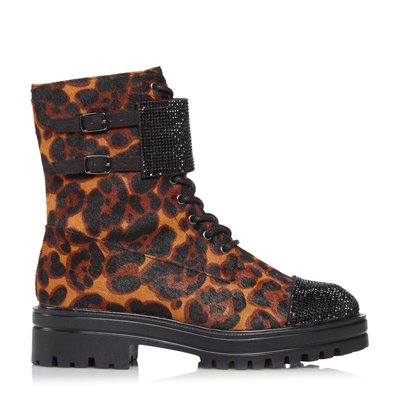 Bottes de motard à revers ornés - PEACH DUNE LONDON