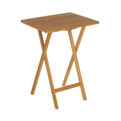 Table d'appoint pliante en bambou 49.5x37.5x65.5cm WADIGA
