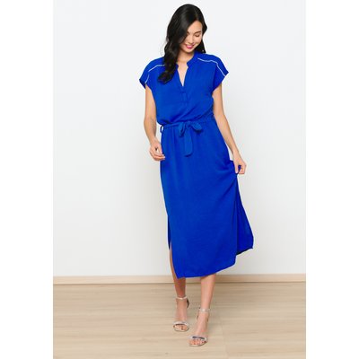 Robe mi-longue avec lien à nouer LOLALIZA
