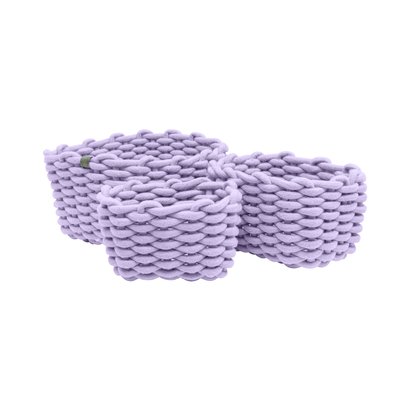 Lot de 3 Panier de rangement tressé WENKO