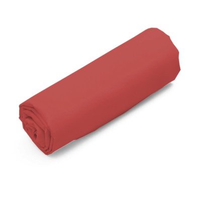 Drap housse double sommier articulé - UNI PERCALE DE COTON TRADITION DES VOSGES