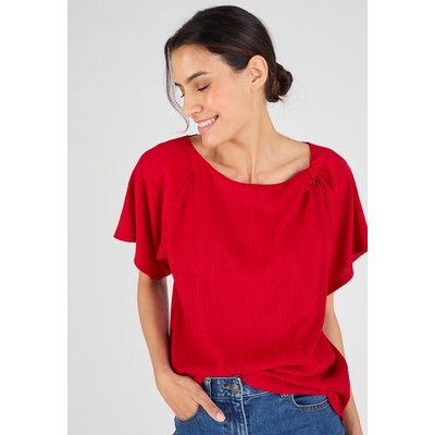 T-shirt maille texturée col fantaisie DAMART