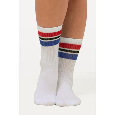 Chaussettes de tennis, bord rayé ULLA POPKEN