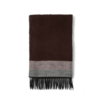 Echarpe - marron et rose DRAEGER PARIS