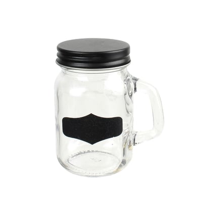 Verrine transparente à poignée avec couvercle THE HOME DECO FACTORY