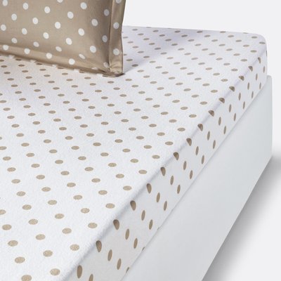 Getupftes Fixleintuch Clarisse, Flanell LA REDOUTE INTERIEURS