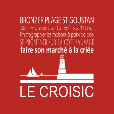 Tableau Sur Toile Le Croisic ILLUSTRATION CEANOTHE