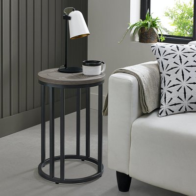 Table bout de canapé rond HOUSTON PIER IMPORT