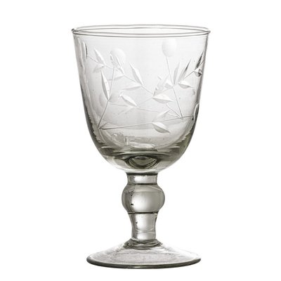 Verre à vin gravé recyclé  Rhina BLOOMINGVILLE
