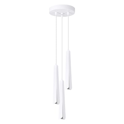 Suspension Acier Blanc G9 3 Prysm EDEN