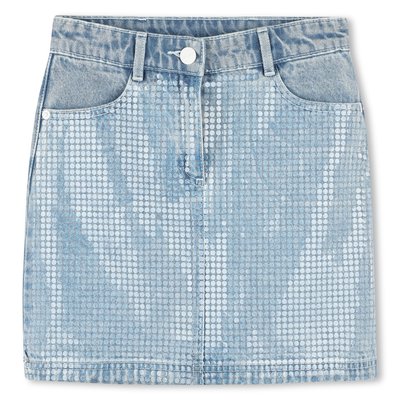 Jupe courte en jean DKNY