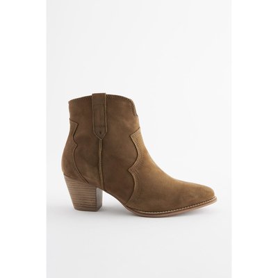 Bottines western pointure large en cuir NEXT