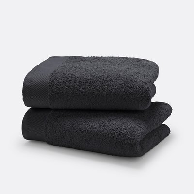 Lot 2 serviettes éponge 500 g/m2, Scenario LA REDOUTE INTERIEURS