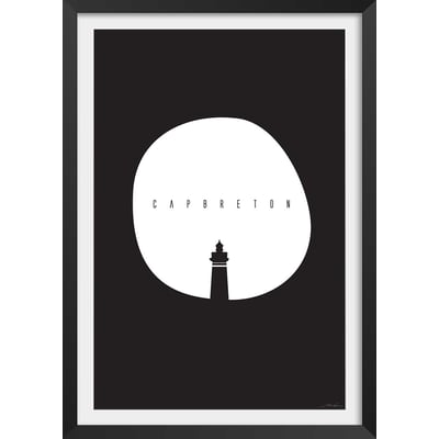 Affiche minimal capbreton HEXOA