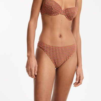 Braga culotte de bikini, material gofrado LA REDOUTE COLLECTIONS