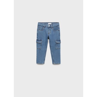 Jean droit style cargo MANGO BABY